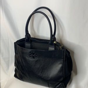 Tory Burch Large Leather Tote Everyday Handbag